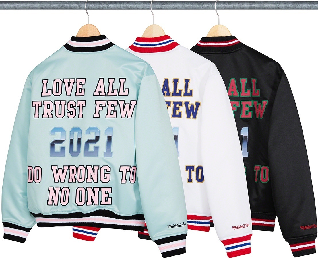 Supreme®/Mitchell & Ness® Satin Varsity Jacket